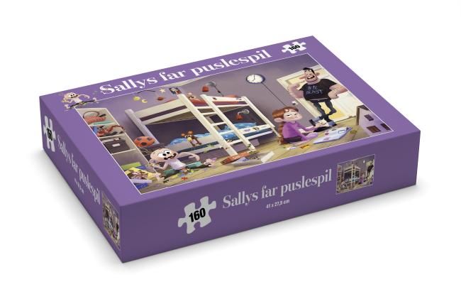 Sallys far puslespil, 160 brikker