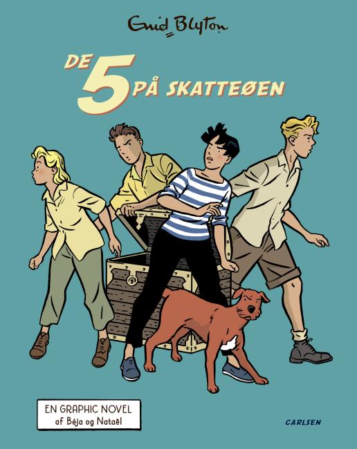 De Fem på skatteøen (1) - graphic novel
